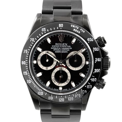 rolex daytona pvd black